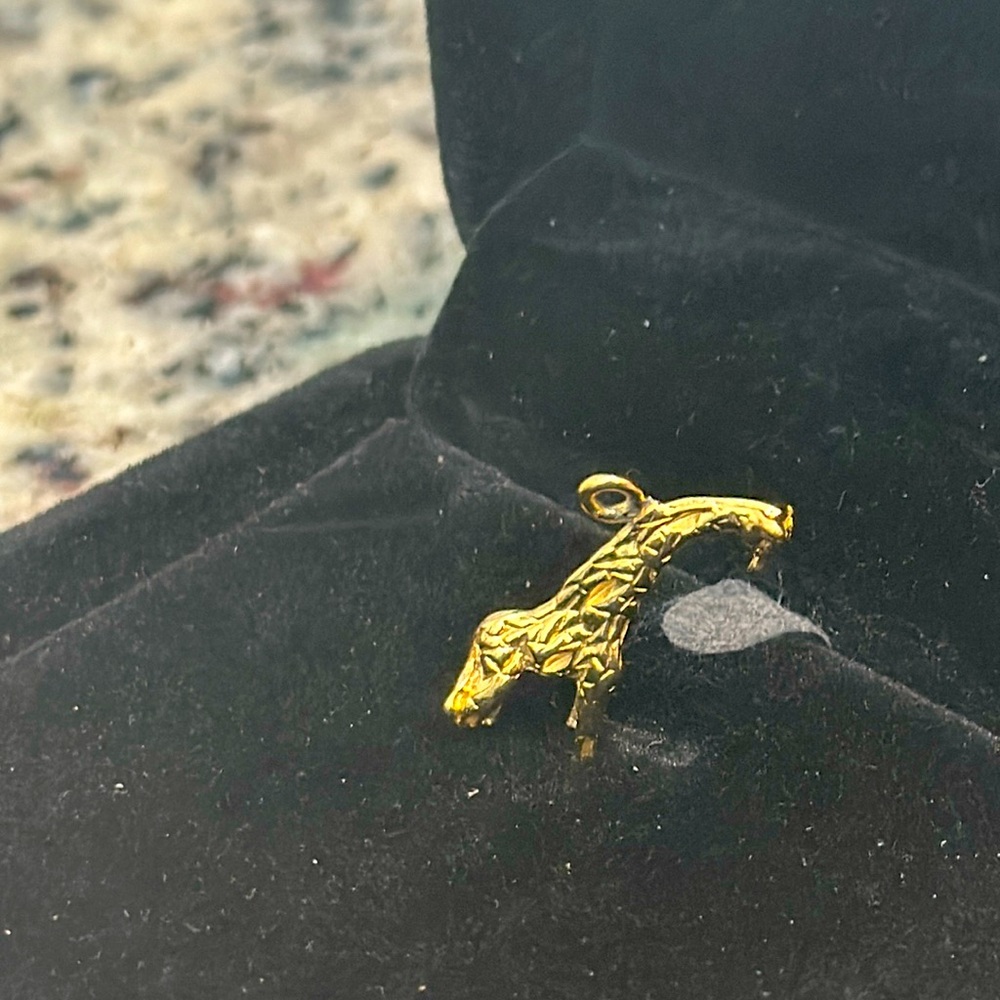 Giraffe 🦒 Charm 9kt Gold plated